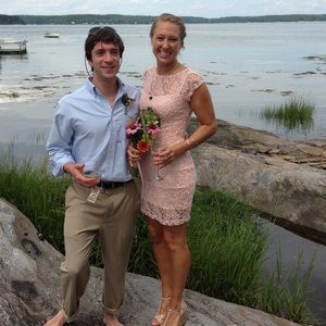 Light pink lace dress